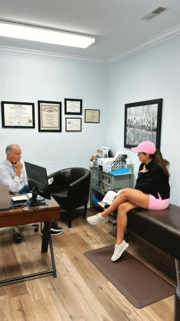 VO2 max testing session at BioPeak Health in Raleigh, NC