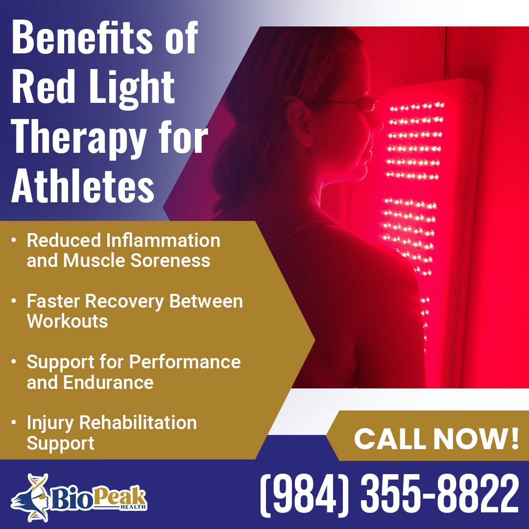 Red Light Therapy in Raleigh, NC for Athletes: Recovery and Performance Support