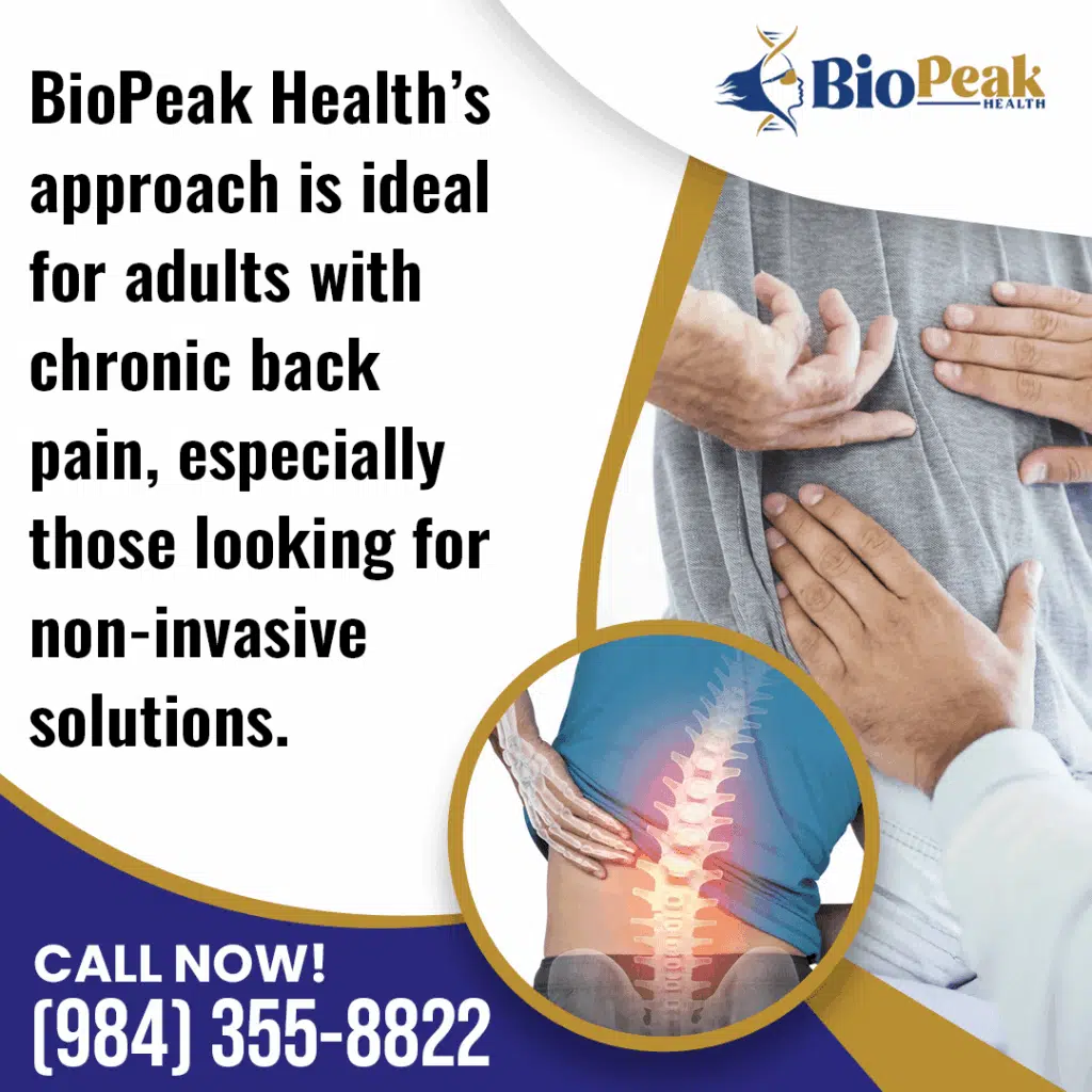 BioPeak Health Approach to Chronic Back Pain