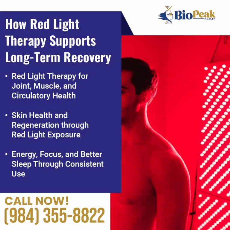 How Red Light Therapy Supports Long Term Recovery