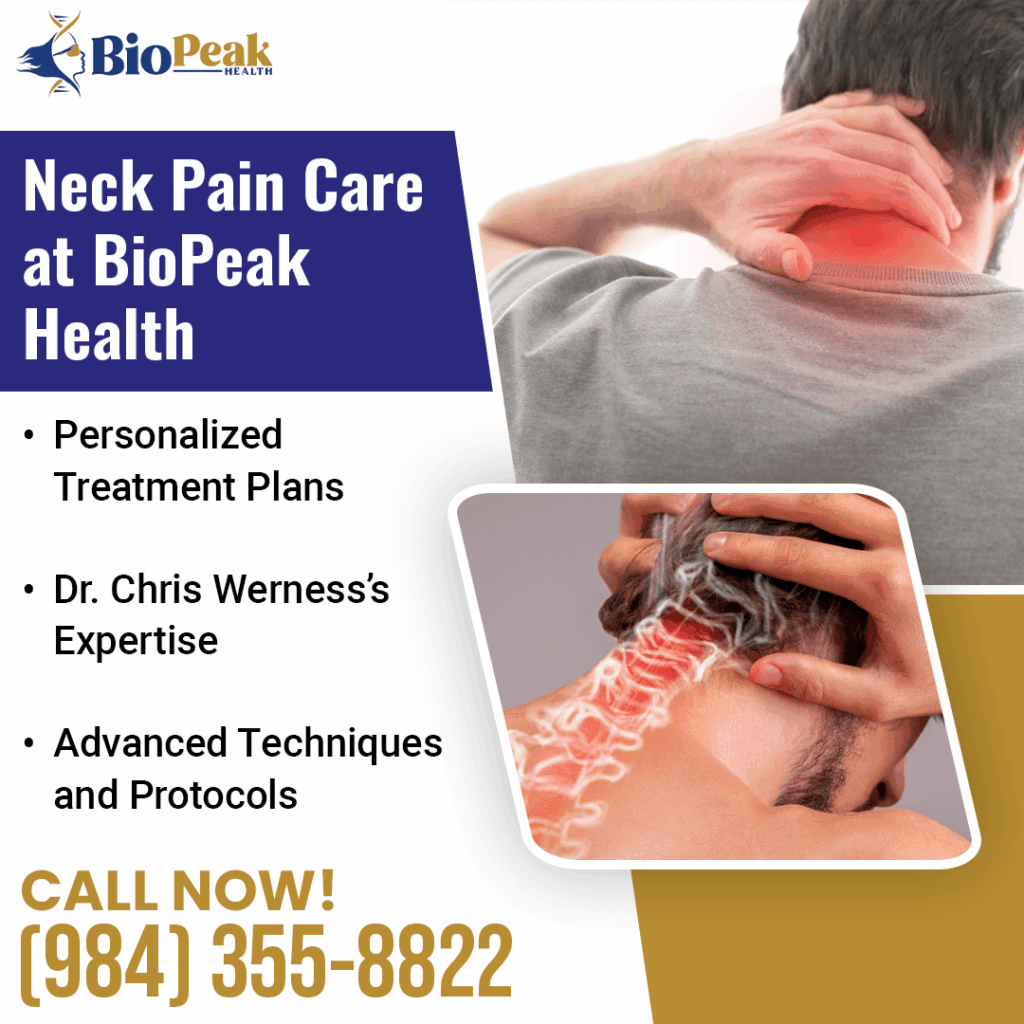 Neck Pain Care at BioPeak Health