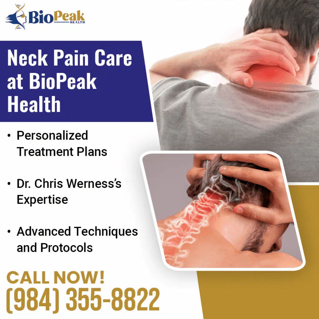 Neck Pain Care at BioPeak Health