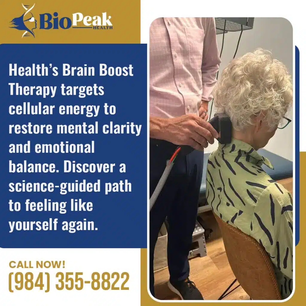 Brain boost therapy for restoring mental clarity